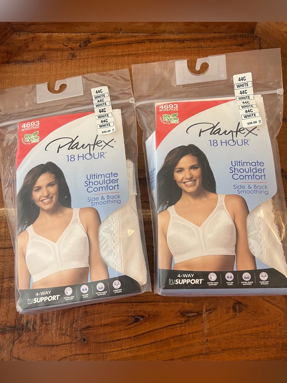 Playtex (4693)18 Hour Ultimate Shoulder Comfort Wireless Bra